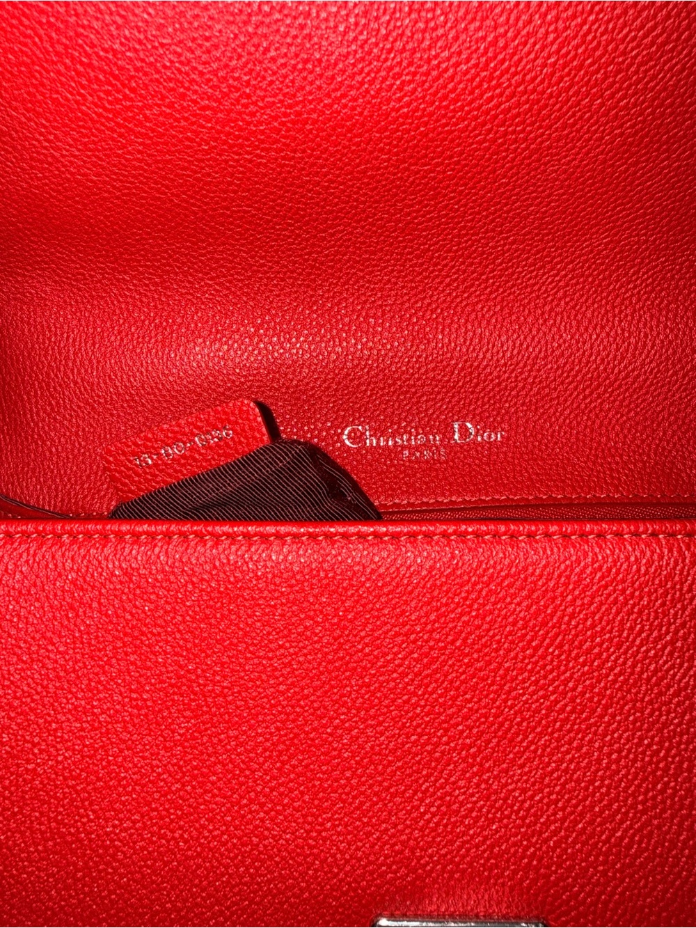 Dior Diorama Red Leather Purse - Picture 14 of 15